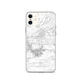 Custom Hot Springs Arkansas Map Phone Case in Classic