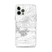 Custom Hot Springs Arkansas Map iPhone 12 Pro Max Phone Case in Classic