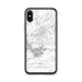 Custom Hot Springs Arkansas Map Phone Case in Classic