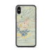 Custom Hot Springs Arkansas Map Phone Case in Woodblock