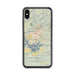 Custom Hot Springs Arkansas Map Phone Case in Woodblock