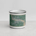 Front View Custom Houghton Michigan Map Enamel Mug in Afternoon