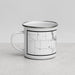 Left View Custom Houghton Michigan Map Enamel Mug in Classic