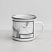 Right View Custom Houghton Michigan Map Enamel Mug in Classic