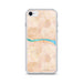 Custom Houghton Michigan Map Phone Case in Watercolor