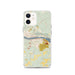 Custom Houghton Michigan Map iPhone 12 Phone Case in Woodblock
