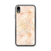 Custom Houma Louisiana Map Phone Case in Watercolor