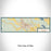Flat View of Map Custom Houma Louisiana Map Enamel Mug in Woodblock