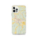 Custom Houma Louisiana Map iPhone 12 Pro Phone Case in Woodblock