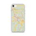 Custom Houma Louisiana Map Phone Case in Woodblock