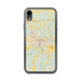 Custom Houma Louisiana Map Phone Case in Woodblock