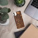 Custom Houston Texas Map Phone Case in Ember