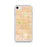 Custom Houston Texas Map iPhone SE Phone Case in Watercolor