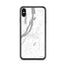 Custom iPhone XS Max Hudson New York Map Phone Case in Classic
