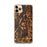 Custom iPhone 11 Pro Max Hudson New York Map Phone Case in Ember
