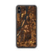 Custom iPhone XS Max Hudson New York Map Phone Case in Ember