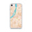 Custom iPhone SE Hudson New York Map Phone Case in Watercolor