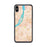 Custom iPhone XS Max Hudson New York Map Phone Case in Watercolor