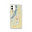 Custom iPhone 11 Hudson New York Map Phone Case in Woodblock