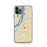 Custom iPhone 11 Pro Hudson New York Map Phone Case in Woodblock