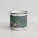 Front View Custom Hunter New York Map Enamel Mug in Afternoon