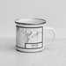 Right View Custom Hunter New York Map Enamel Mug in Classic