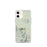 Custom Hunter New York Map iPhone 12 mini Phone Case in Woodblock