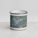 Front View Custom Huntington Indiana Map Enamel Mug in Afternoon