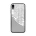Custom Huntington Beach California Map Phone Case in Classic