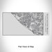 Rendered View of Huntington Beach California Map Engraving on 17oz Stainless Steel Insulated Cola Bottle