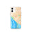 Custom Huntington Beach California Map iPhone 12 mini Phone Case in Watercolor