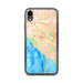 Custom Huntington Beach California Map Phone Case in Watercolor