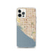 Custom Huntington Beach California Map iPhone 12 Pro Phone Case in Woodblock