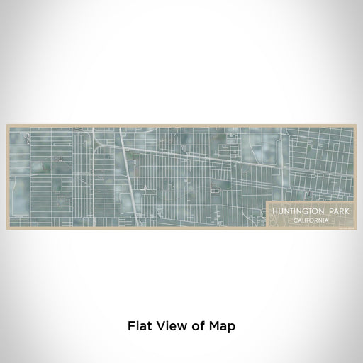 Flat View of Map Custom Huntington Park California Map Enamel Mug in Afternoon
