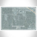 Huntington Park California Map Print Landscape Orientation in Afternoon Style With Shaded Background