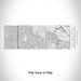 Rendered View of Huntington Park California Map Engraving on 10oz Stainless Steel Insulated Cup with Sliding Lid in White