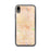 Custom iPhone XR Huntington Park California Map Phone Case in Watercolor