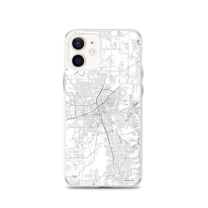 Custom Huntsville Alabama Map iPhone 12 Phone Case in Classic