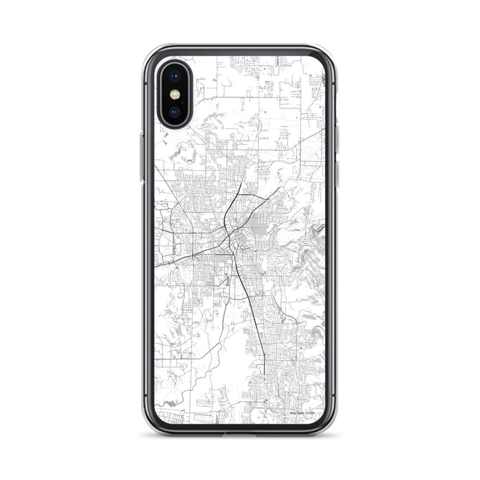 Custom Huntsville Alabama Map Phone Case in Classic