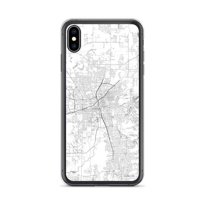 Custom Huntsville Alabama Map Phone Case in Classic