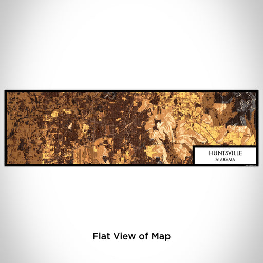 Flat View of Map Custom Huntsville Alabama Map Enamel Mug in Ember