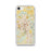 Custom Huntsville Alabama Map iPhone SE Phone Case in Woodblock