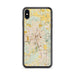 Custom Huntsville Alabama Map Phone Case in Woodblock