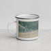 Left View Custom Hurlburt Field Florida Map Enamel Mug in Afternoon