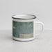 Right View Custom Hygiene Colorado Map Enamel Mug in Afternoon