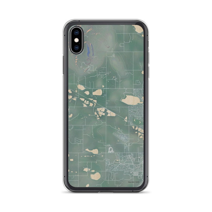 Custom iPhone XS Max Hygiene Colorado Map Phone Case in Afternoon