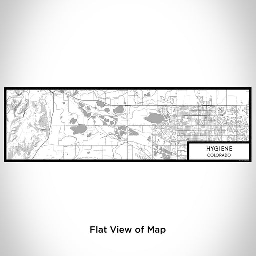 Flat View of Map Custom Hygiene Colorado Map Enamel Mug in Classic