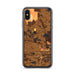 Custom iPhone X/XS Hygiene Colorado Map Phone Case in Ember