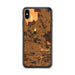 Custom iPhone XS Max Hygiene Colorado Map Phone Case in Ember