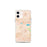 Custom iPhone 12 mini Hygiene Colorado Map Phone Case in Watercolor
